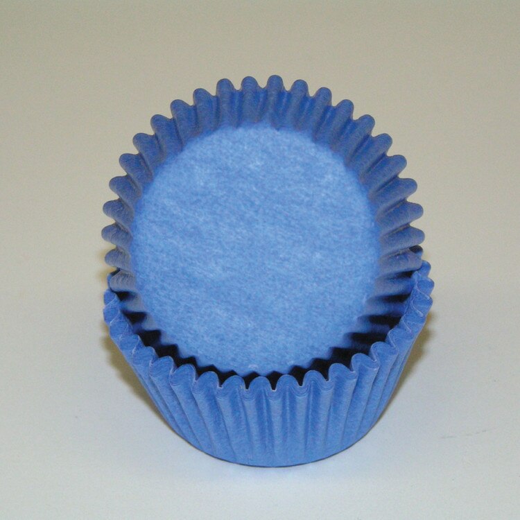 Mini Baking Cups Light Blue